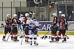 Radost havířovských a nepříliš nadšený Protivný. V 5. minutě II. třetiny vedou Havířov Panthers nad Kometou 0:2.