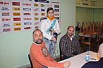 P�r pohled� do z�kulis�: kr�tk� tiskov� konference, tren�r Komety Vladim�r K�hos a asistent tren�ra KLH Chomutov Ji�� Rech.