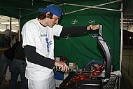 Jaroslav Svoboda, hlavní operátor krytého grilu.